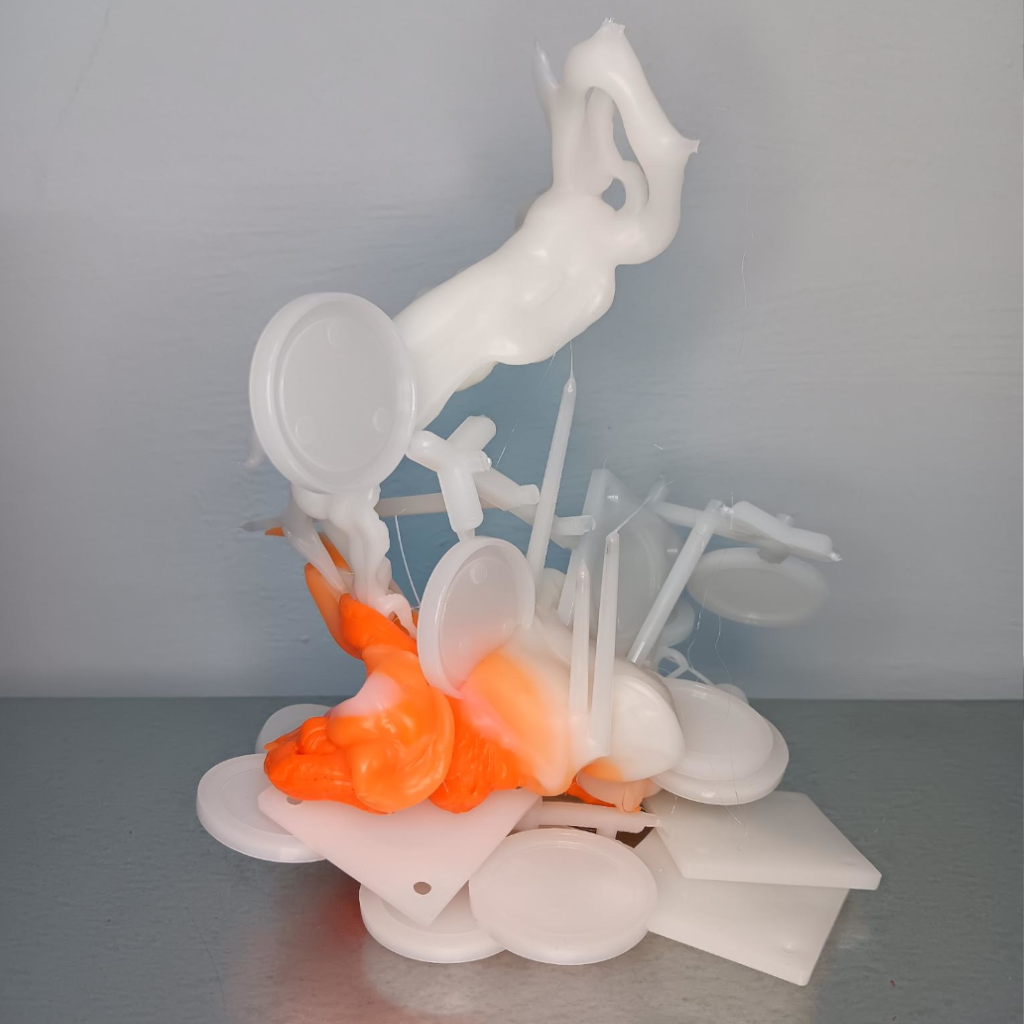 Sculpture from the process